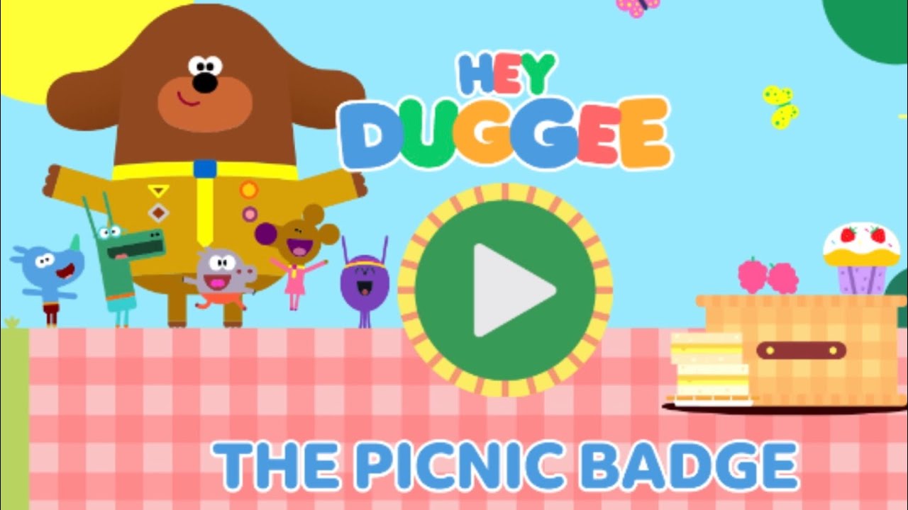 Hey Duggee The Picnic Badge on CBeebies Playtime Island