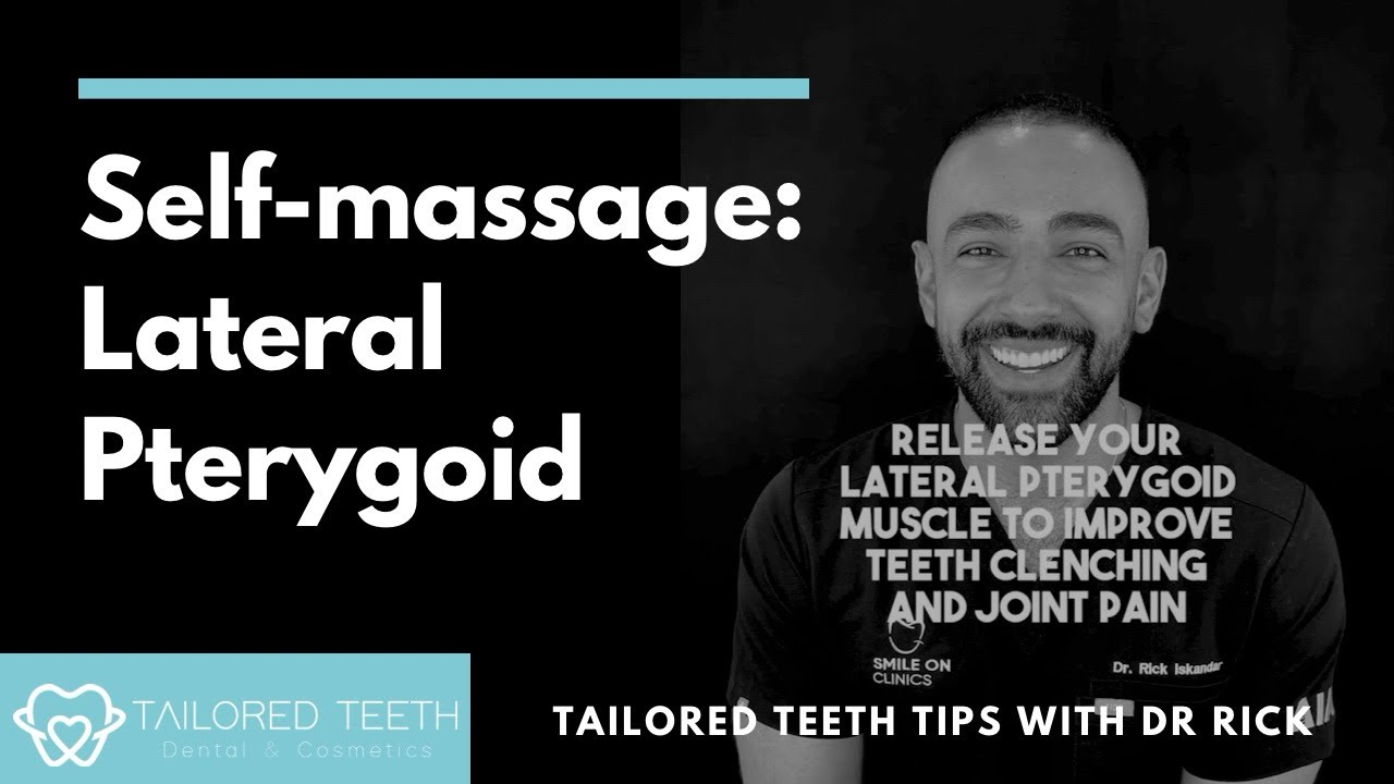 Release your Lateral Pterygoid muscle muscle to improve teeth clenching and joint pain