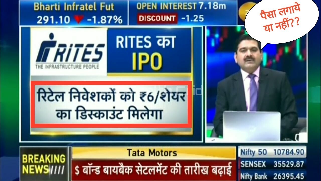 RITES IPO, APPLY or AVOID? Anil Singhavi Full Strategy, Listing Gain Possible?, Government Company