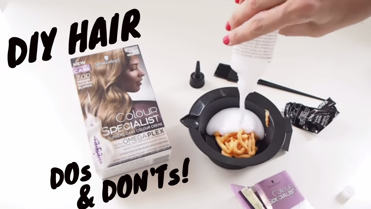 How to DIY home hair colour / box color - My mum lets me dye her hair