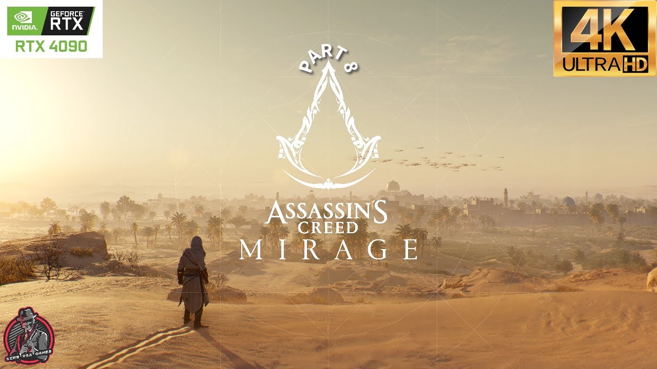 Assassin's Creed Mirage Gameplay Part 8: Odyssey through History | Ultra Realistic 4K UHD Graphics!