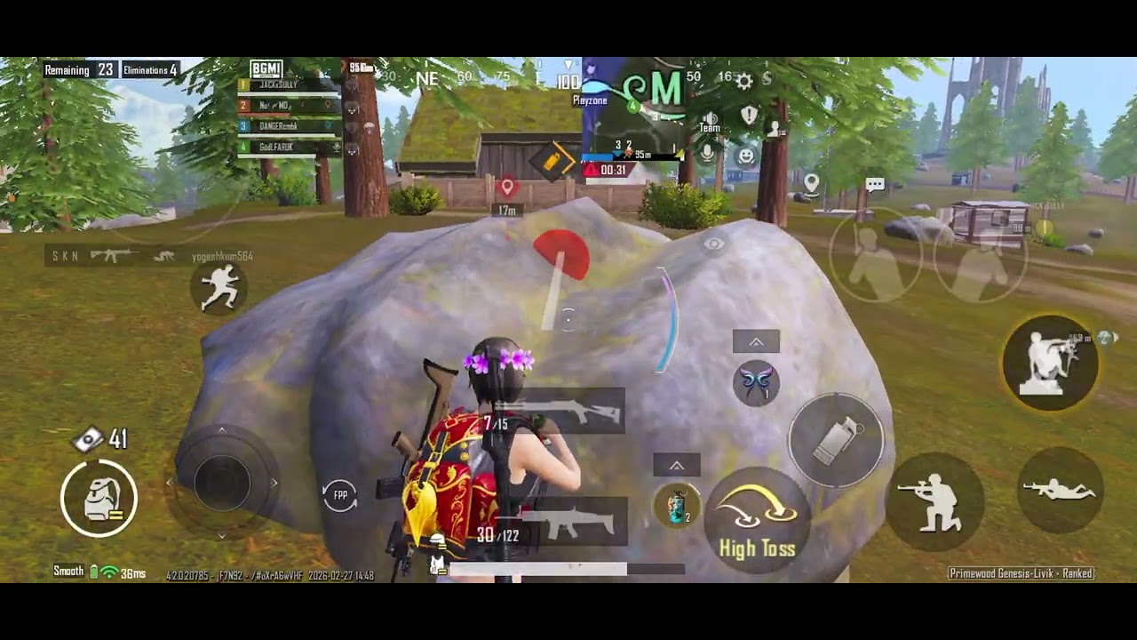 #1v2freefirecustom BGMI😱🔥