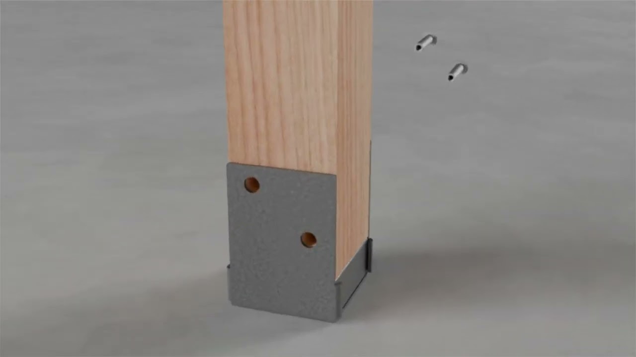How to install a Tradies Bolt Down Post Support