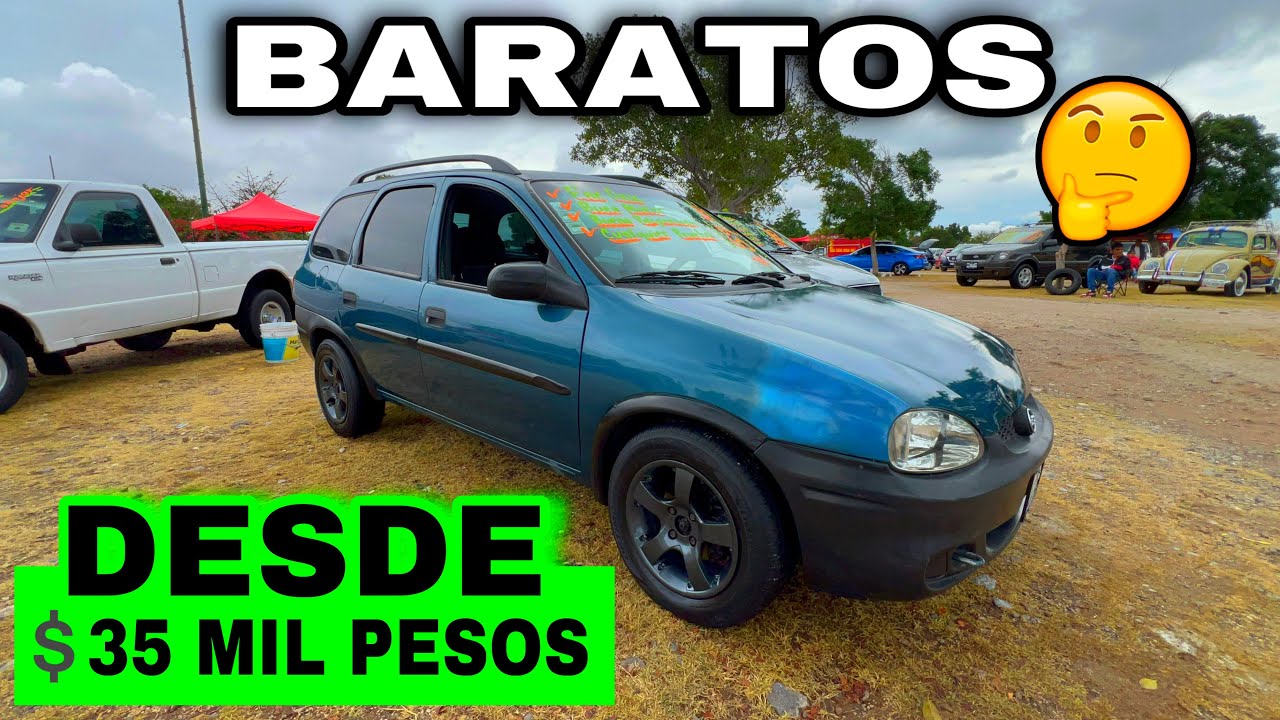 Autos BARATOS DESDE 💲35 MIL PESOS en el tianguis de autos Cuautla en México 🇲🇽