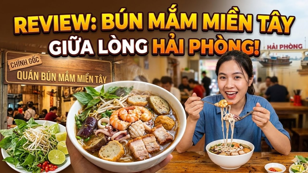 Chuyện lạ: Đi Hải Phòng không ăn bánh đa cua, lại đi ăn Bún Mắm?