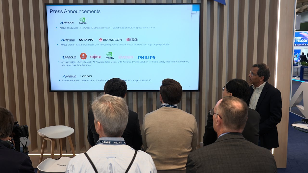 Arrcus представляет свои сетевые инновации нового поколения на выставке MWC25