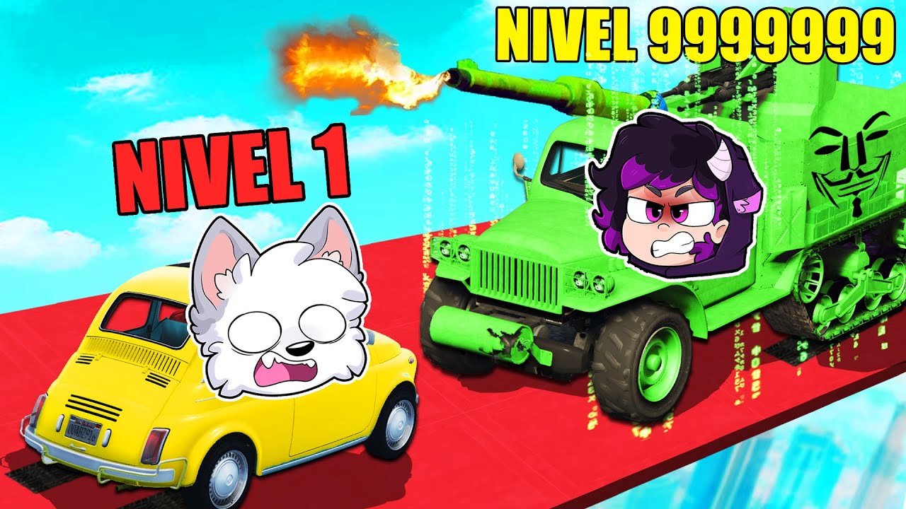 GTA5: COCHE NOOB 💩 Vs COCHE HACKER 😎 CARA a CARA con FRANCISCO KPLAY y RABBITO