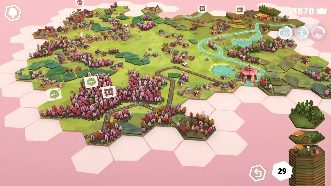 Dorfromantik Day 4 | Just One More Tile… Cozy Gameplay