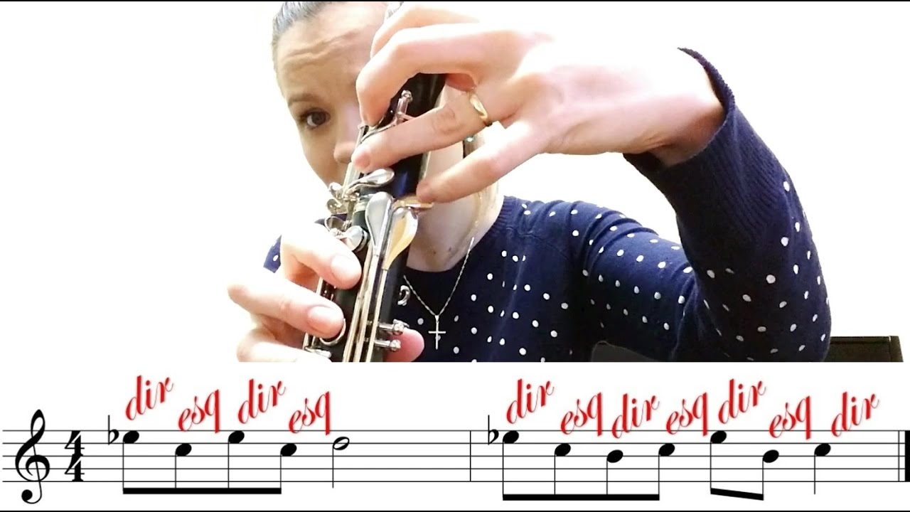 Os dedos mínimos e as múltiplas digitações no CLARINETE / Vídeo aula de CLARINETE