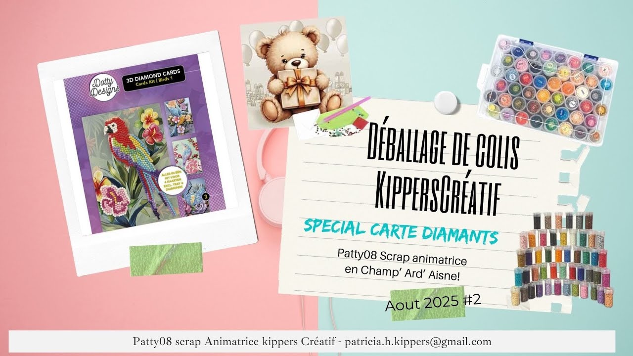 Je déballe mon colis KippersCreatif  août 25 #2