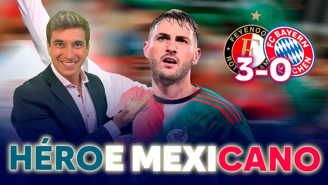 🇲🇽 SANTI GIMENEZ CAUTIVA a NARRADOR  ARGENTINO que se DESHACE en ELOGIOS: “HUMILLÓ AL BAYERN MÚNICH”