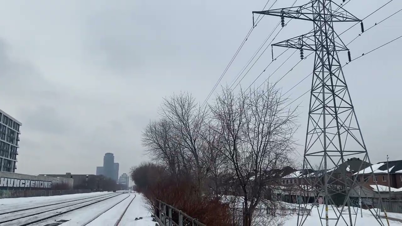 Walking Down the Train Tracks! #toronto 