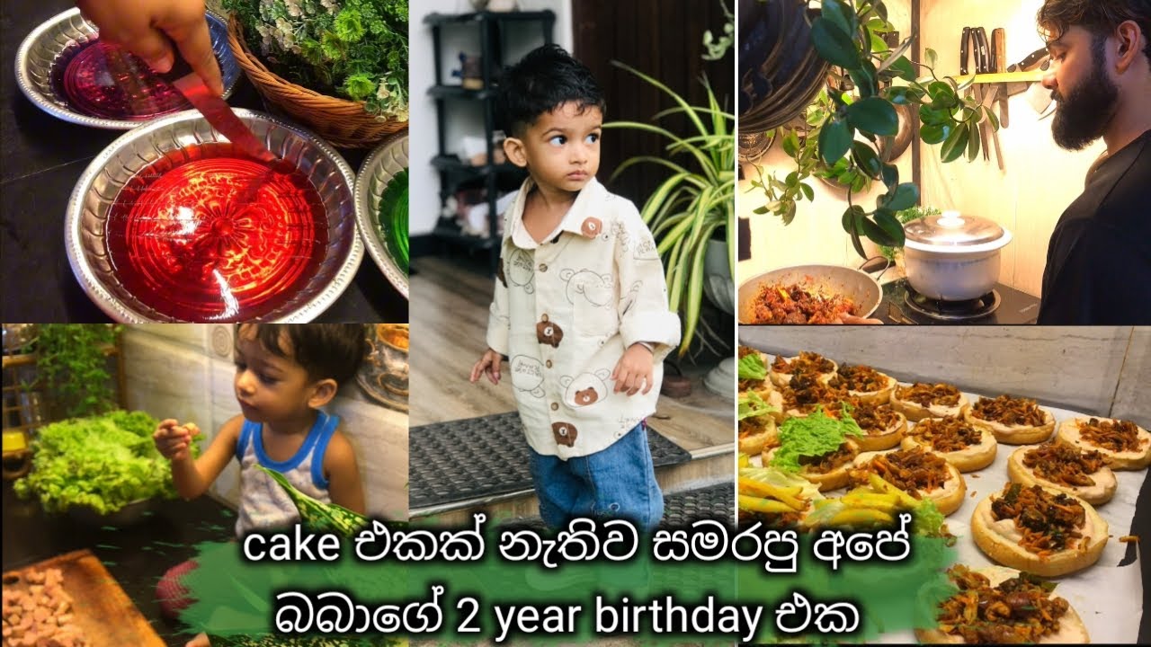 මේහුල් බබාගෙ 2 year birthday එක වෙනස් විදිහට  celebrate කරපු හැටි😢❤️🤗