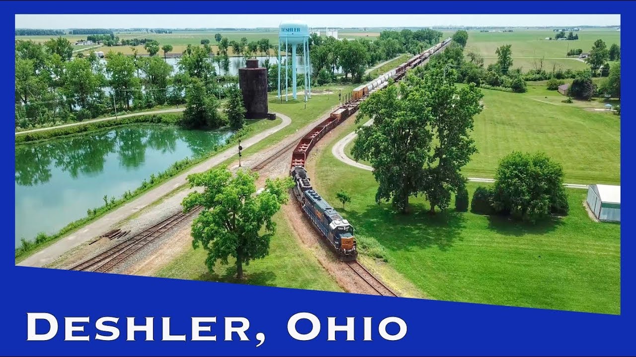 Railfanning Deshler, Ohio, with a Drone