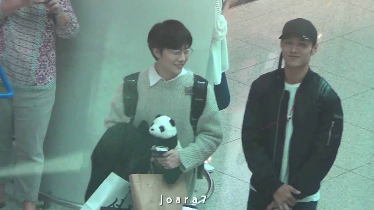 161010 레카스 인천공항 출국 Leo and Lucas Leolucas part2