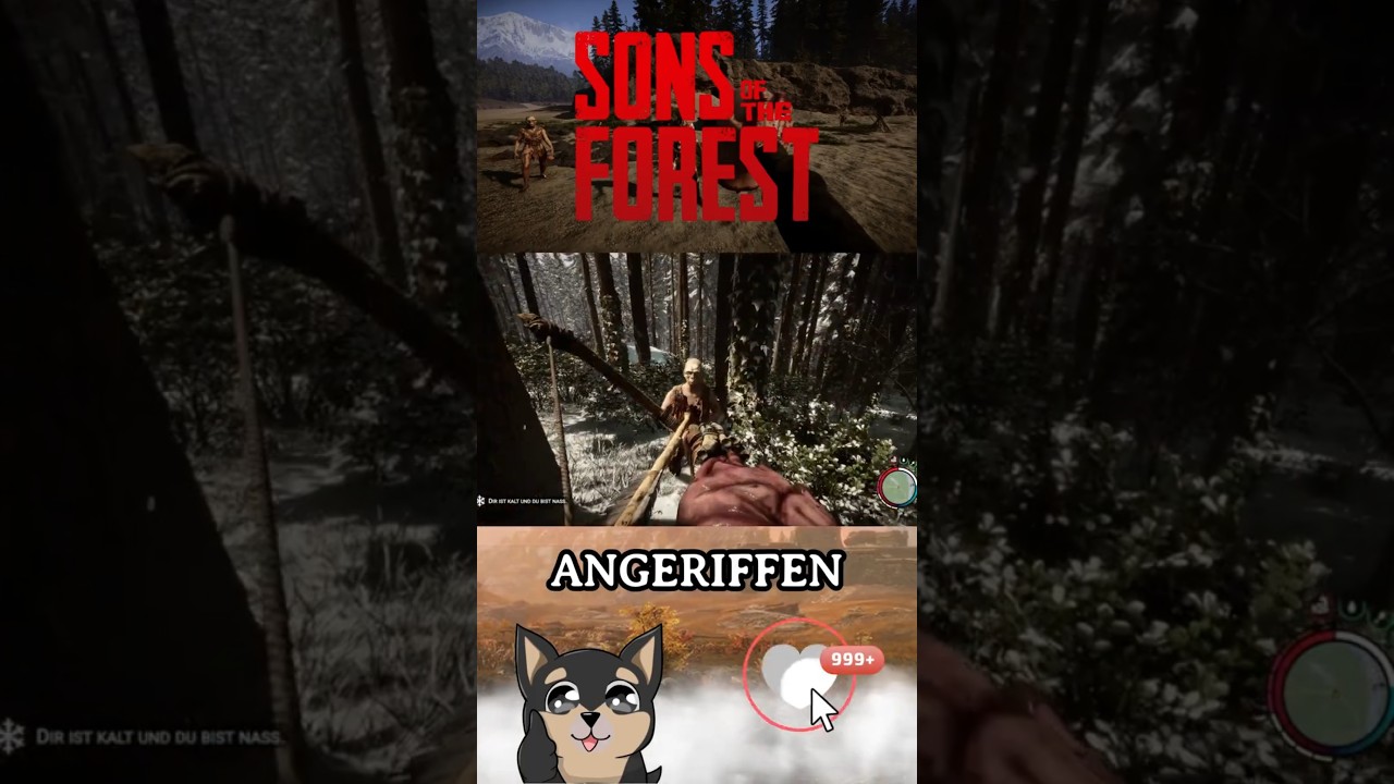 Angegriffen! 🌲 | Sons Of The Forest [ #shorts ]