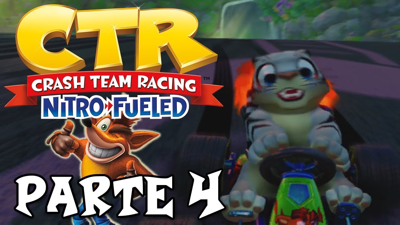 ¡PURA NO PIENSA QUEDARSE ATRÁS! - PARTE #4 | CRASH TEAM RACING NITRO-FUELED (SWITCH) - Chequio