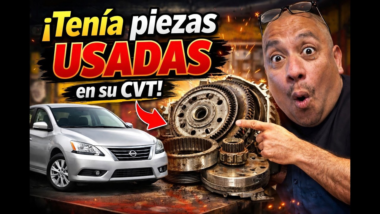 “Por eso no funcionaba… Abrimos la CVT de este Sentra 2013 y encontramos piezas usadas”