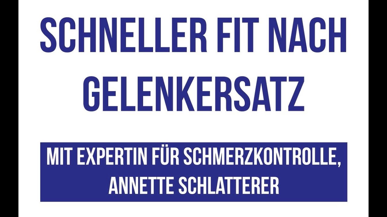 Verbesserte Genesung nach Operationen &ndash; mit Schmerzexpertin Annette Schlatterer