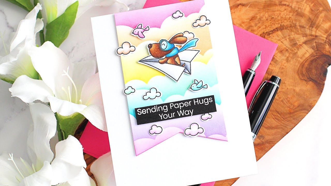 Create a Colorful Background with Tips to Partial Die Cut and Match Colors with Michelle