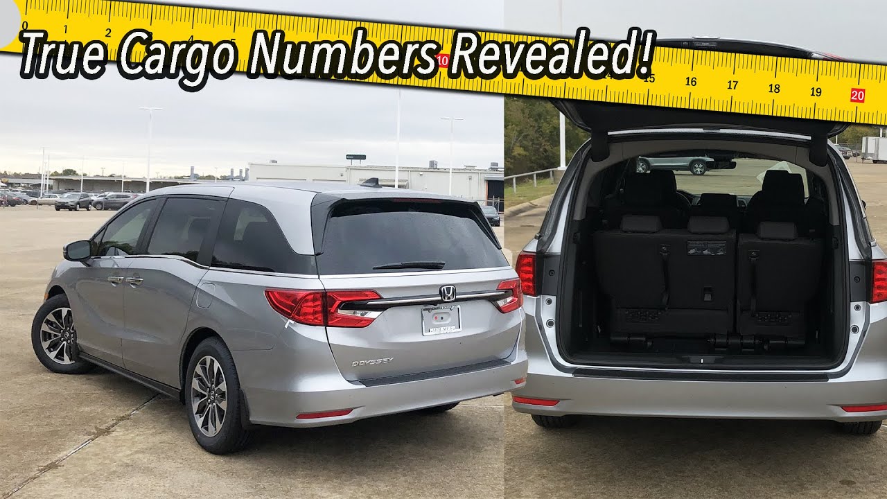 2023 Honda Odyssey - True Cargo Capacity Given In Inches