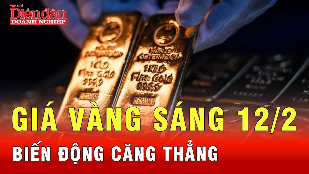 Gi&aacute; v&agrave;ng s&aacute;ng 12/2: V&agrave;ng SJC v&agrave; v&agrave;ng nhẫn bất ngờ bật tăng mạnh | Tin tức 24h