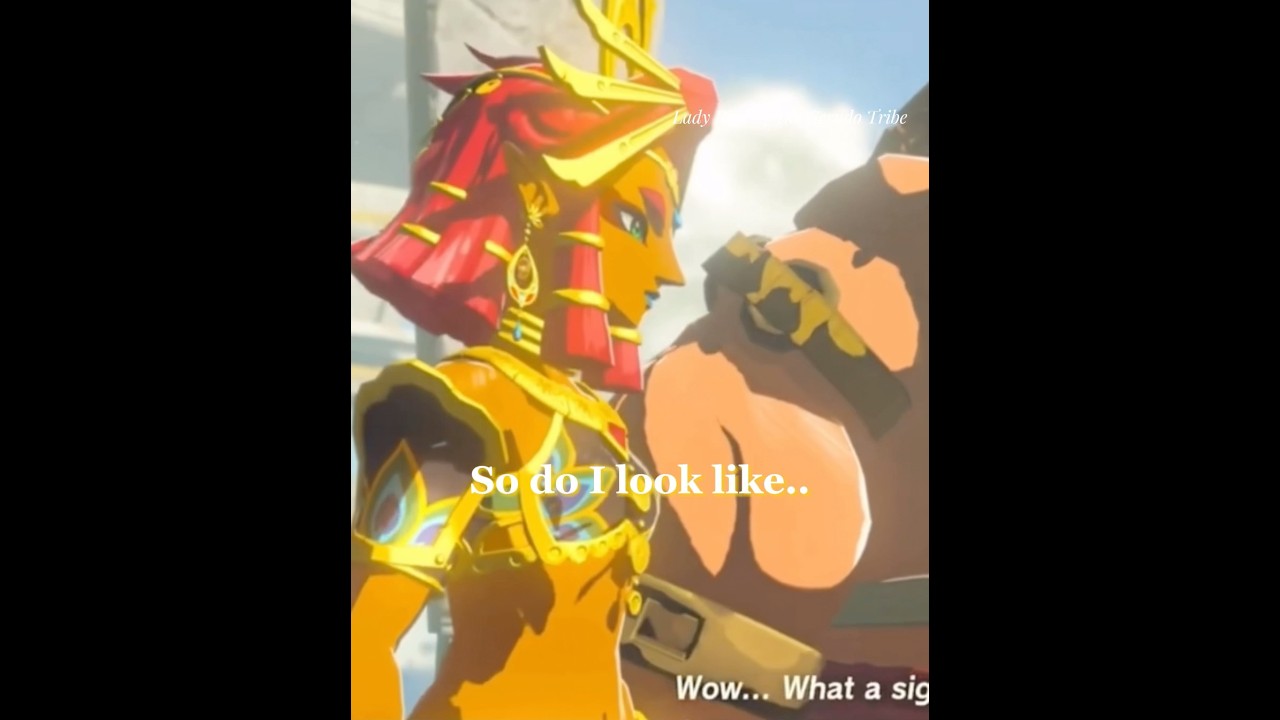 Riju LOOKS like her ancestor? #zelda #tloz #riju #totk #nintendo #zelink #urbosa #shorts #botw #link