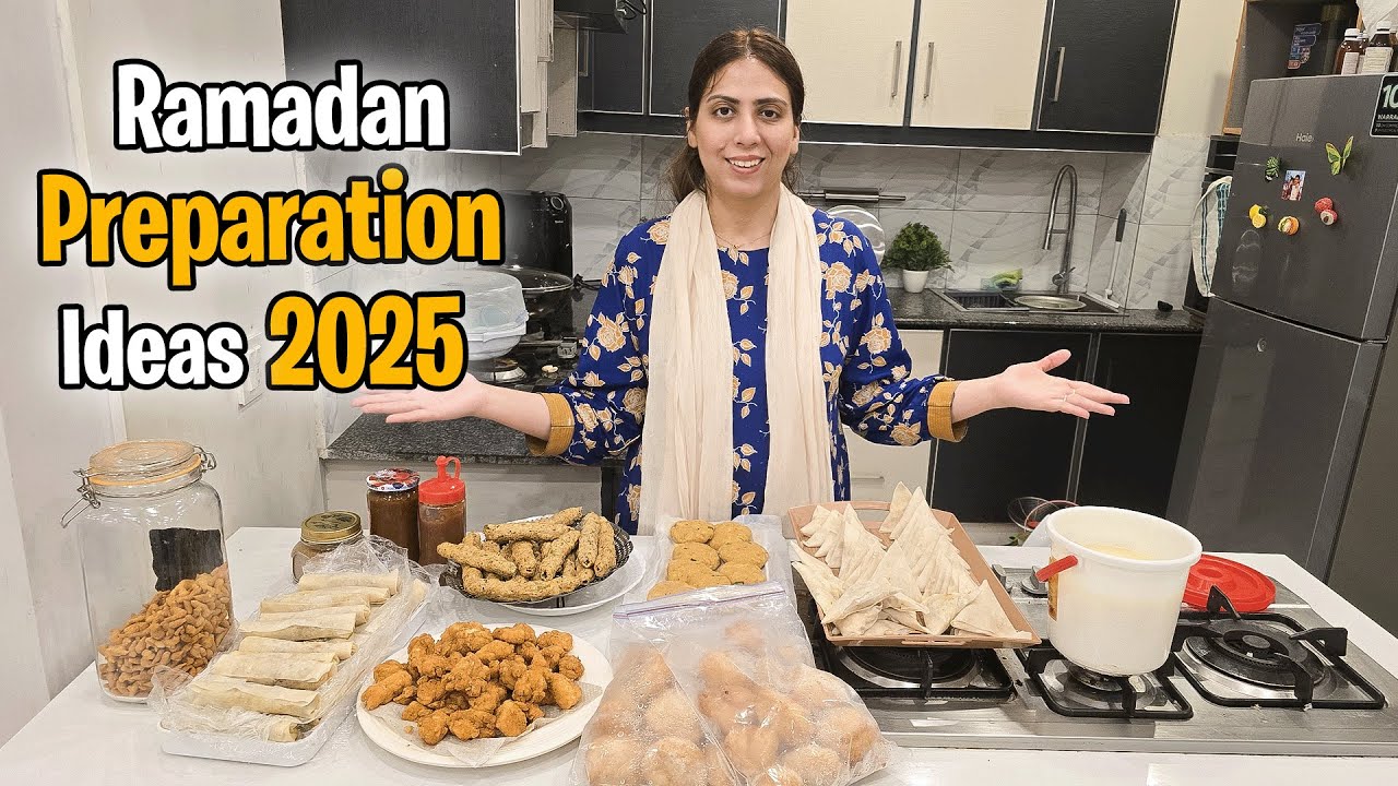 My Pre Ramadan Preparation 2025 l Easy Make & Freeze Ideas For Iftar l Life With Amna