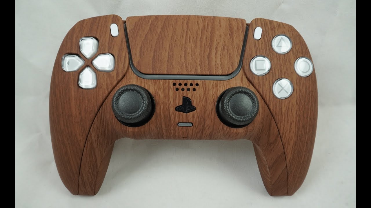 Installing Custom Shells, Front, Back, Trim, and Touchpad on a PS5 controller.