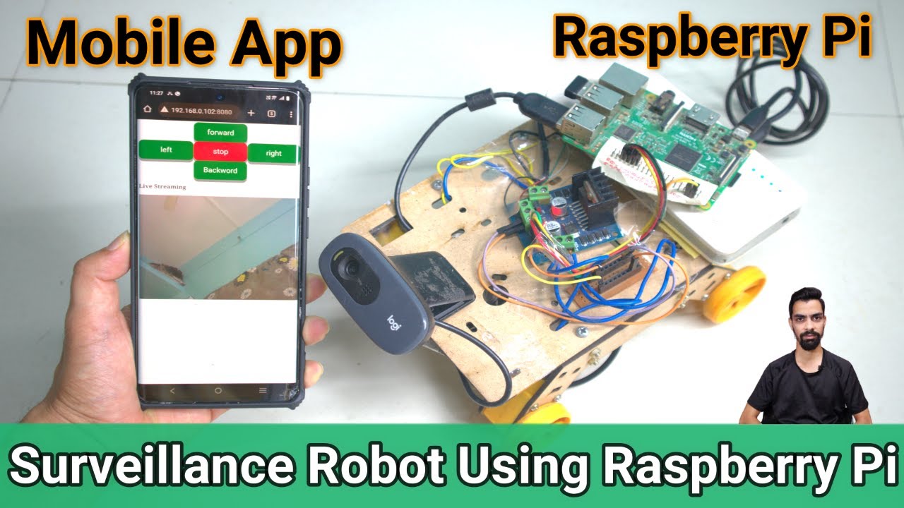 Surveillance Robot Using Raspberry Pi | best innovative science project #scienceproject #science 