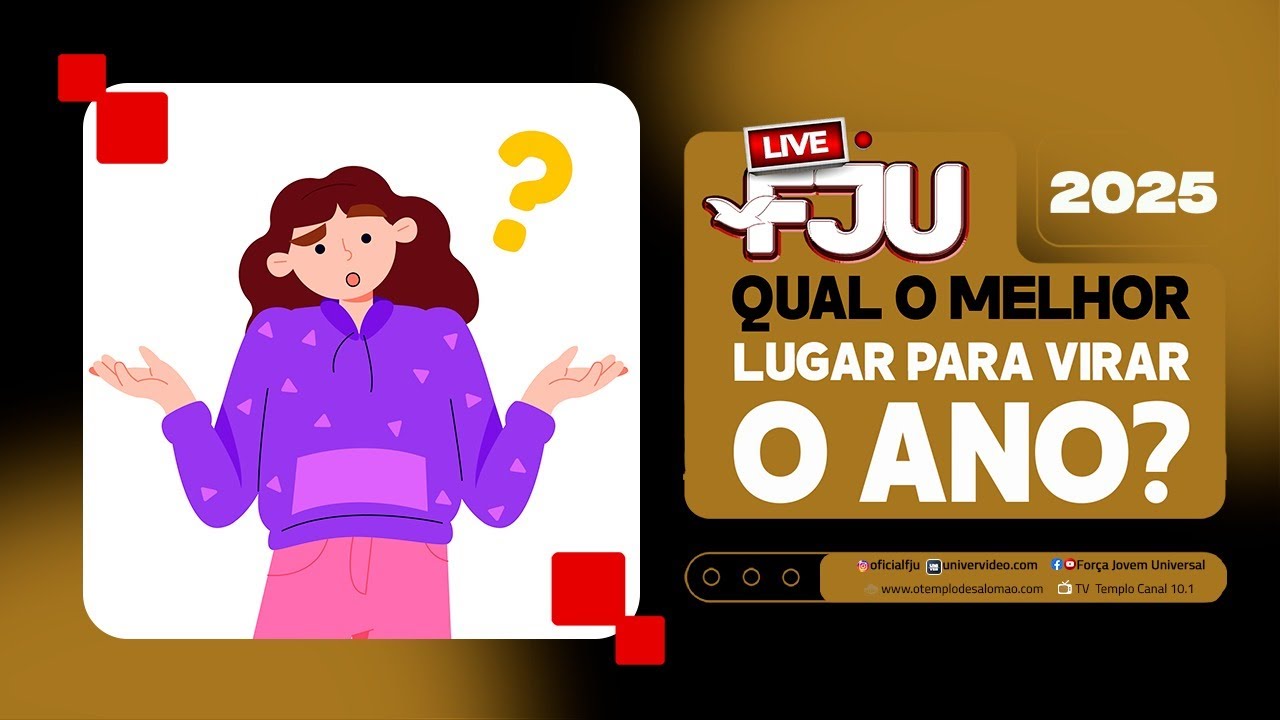 QUAL O MELHOR LUGAR PARA VIRAR O ANO? #LIVEFJU #FJU