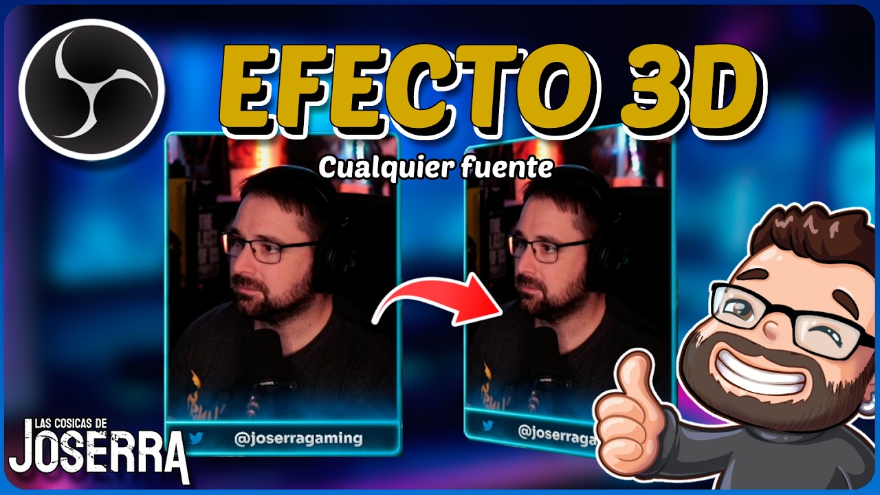 Efecto 3D en OBS en menos de 5 MINUTOS (Paso a Paso) 🚀