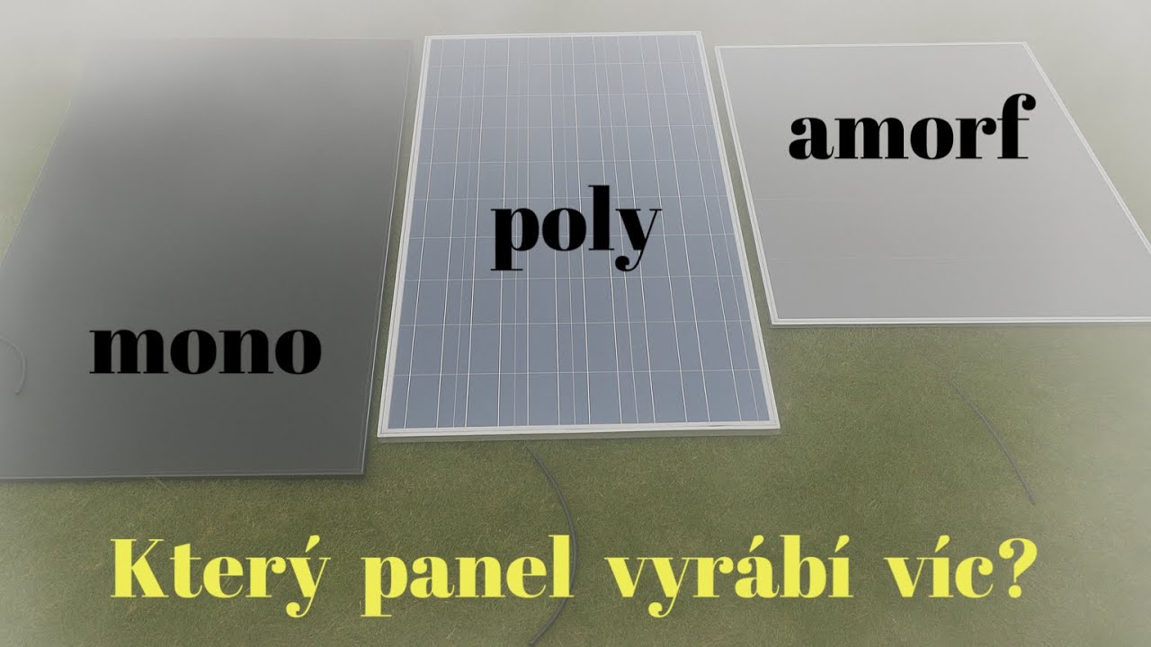 Výkon solárních panelů v mlze