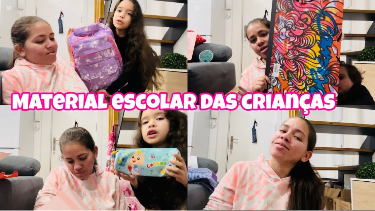 Material escolar das crianças aqui em Espanha 🇪🇸
