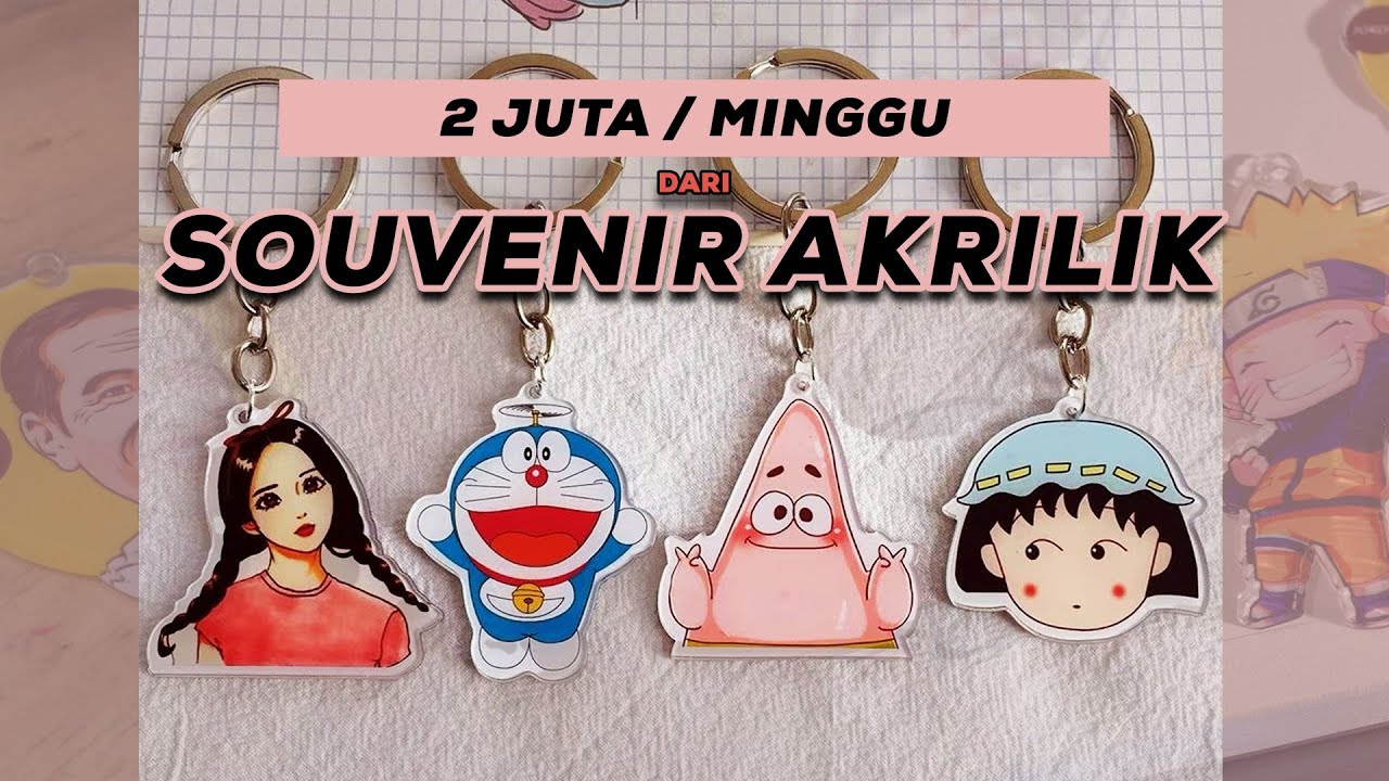 2 JUTA / MINGGU CUMAN JUALAN SOUVENIR AKRILIK