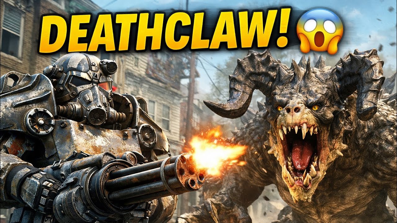 Explorando Concord, Armadura de Poder e o PRIMEIRO Deathclaw 😱 | Fallout 4