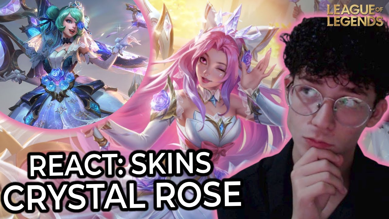 MONO SERAPHINE REAGINDO ÀS SKINS ROSAS DE CRISTAIS DO WILD RIFT!!!