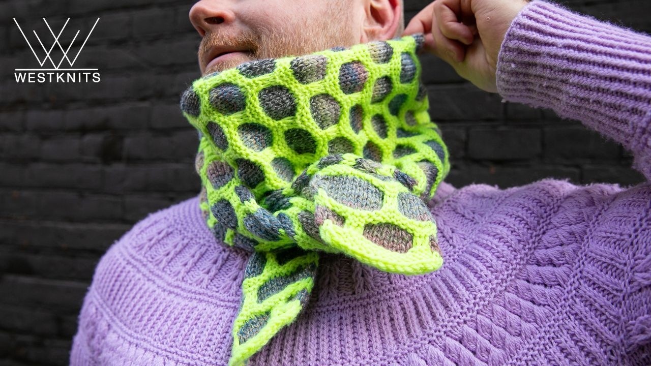 Honeycomb Scarflet - Knitting Tutorial