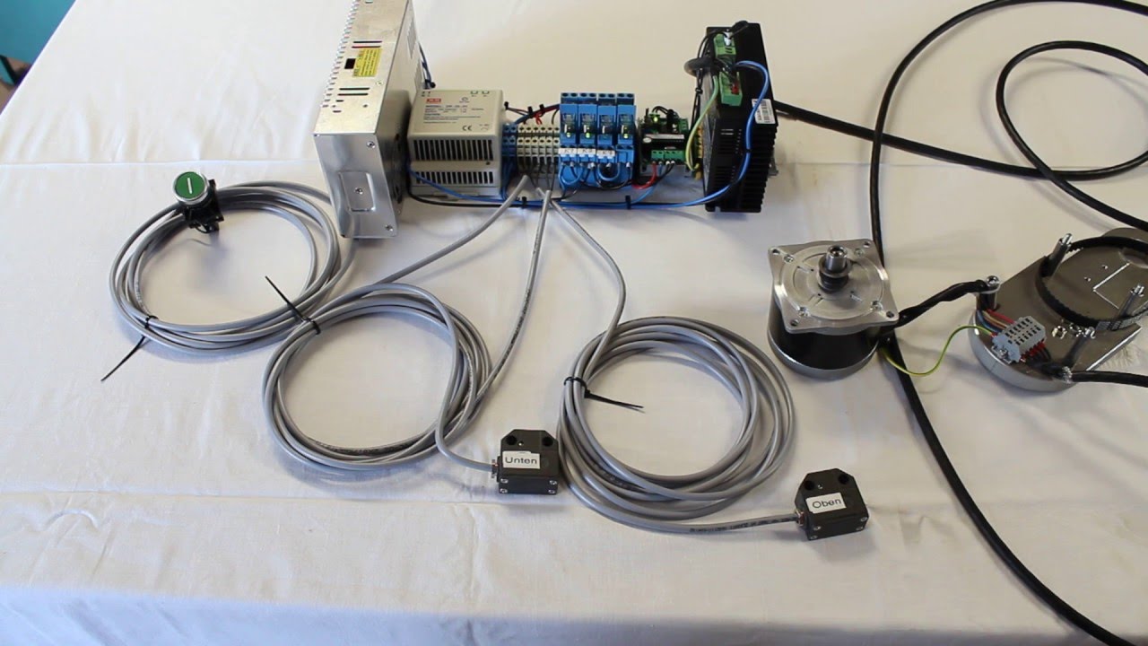 Einfache Ansteuerung f&uuml;r Linearachsen mit Schrittmotor ohne PC / gro&szlig;e CNC Steuerung