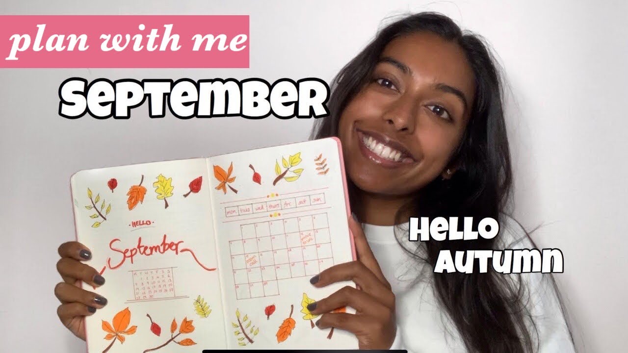 plan with me September 2020 | *aesthetic* bullet journal setup