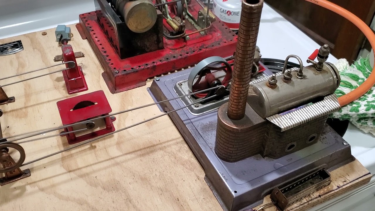 Steam Engine Powered Toy Workshop