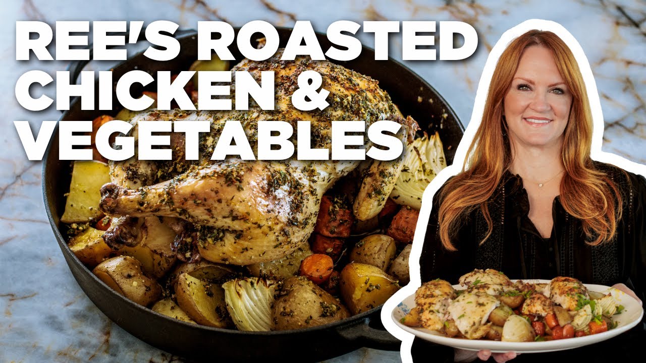 Ree Drummond's Slow Roasted Chicken and Vegetables | The Pioneer Woman | Food Network