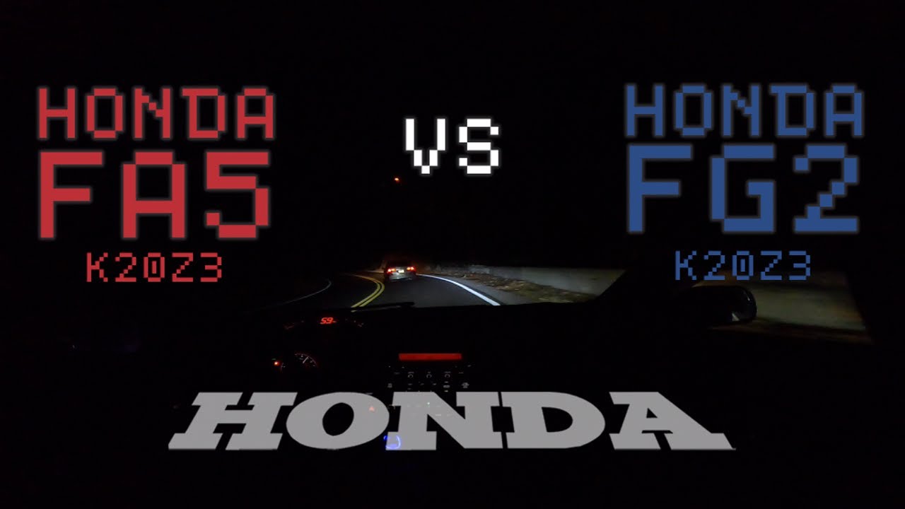FA5 CIVIC VS FG2 CIVIC TOUGE BATTLE / 4K / POV