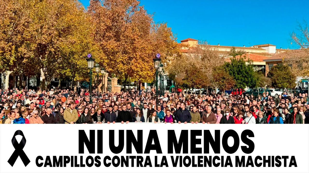 Concentración contra la violencia machista y en memoria de Concha, mujer asesinada en Campillos
