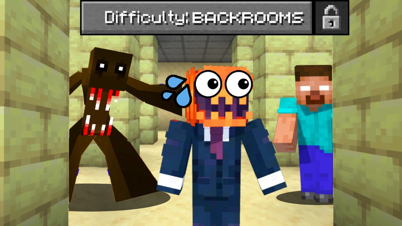 I Got STUCK in the BACKROOMS in Minecraft