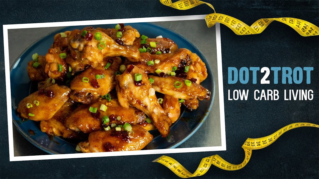 General Tso's Chicken Wings | Keto Gooey Good
