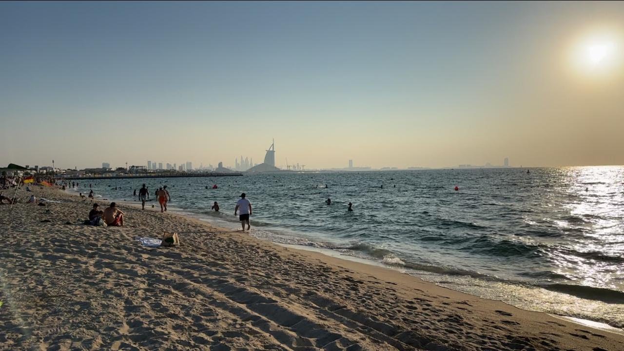 Kite Beach 🏖 | Dubai | Beautiful Beach | 2024 | 4k Videos