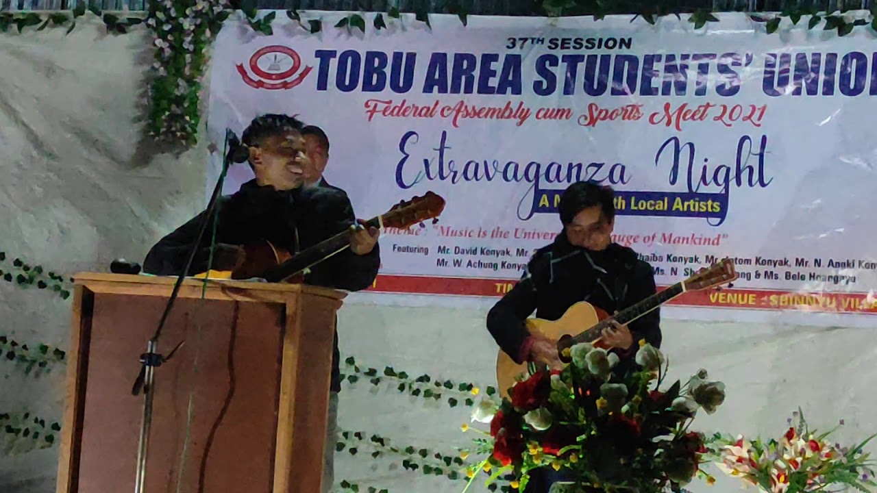 Most Entertaining Song Presented By Mr Phaiba Konyak During Extravaganza Night at Shinnyu Village
