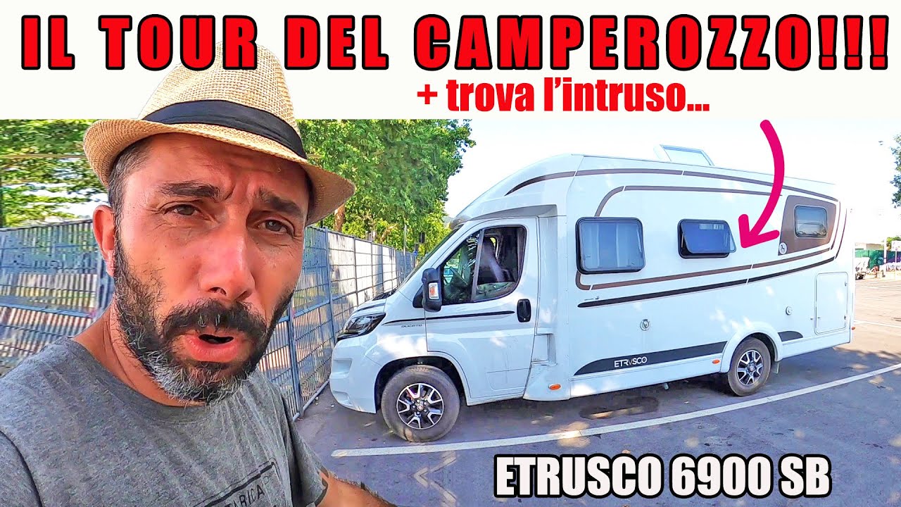 Tour Etrusco 6900 SB che abbiamo usato per la prima parte del giro d'Italia | Trova l'Intruso!