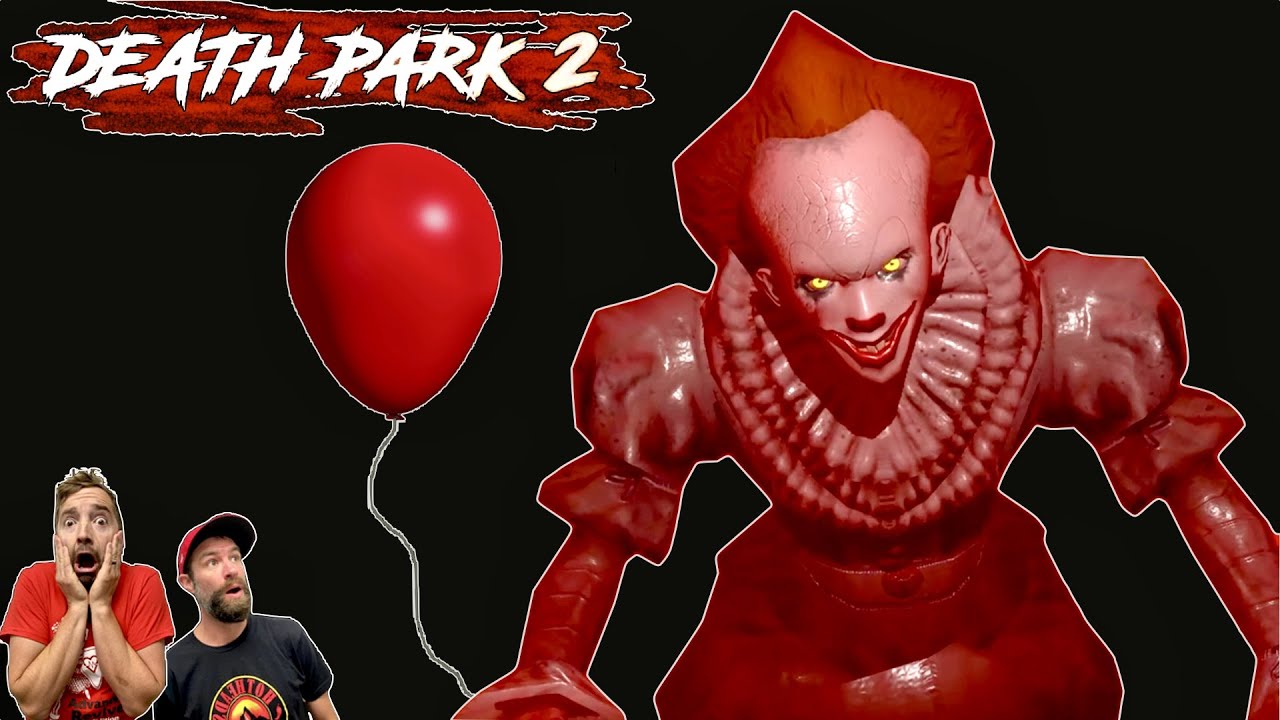 THIS GAME IS LEGIT SCARY (PennyWise Is Going To KILL US!) / Death Park 2